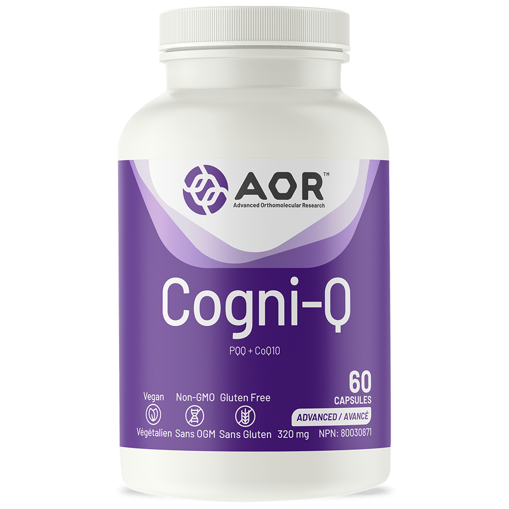 Cogni-Q- (AOR, with PQQ) 60 caps